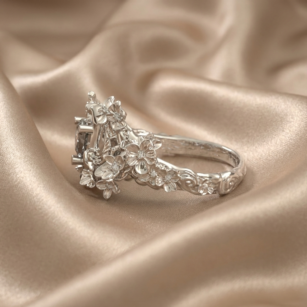 Anillo Cisne Plata 950 | Diseño de Autor | Luya Joyería
