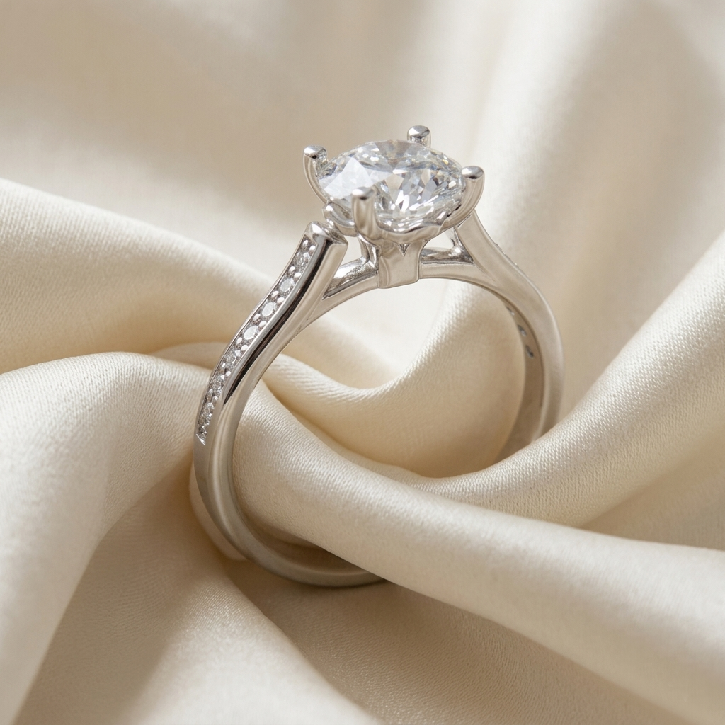 Anillo de Compromiso Duna - Plata 950 | Luya Joyería