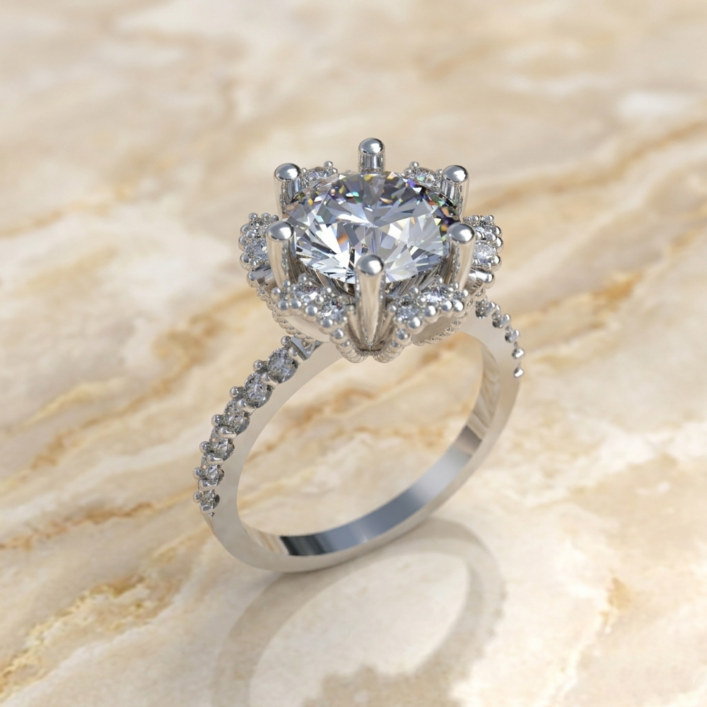 Anillo de Compromiso Fuego - Plata 950 | Luya Joyería