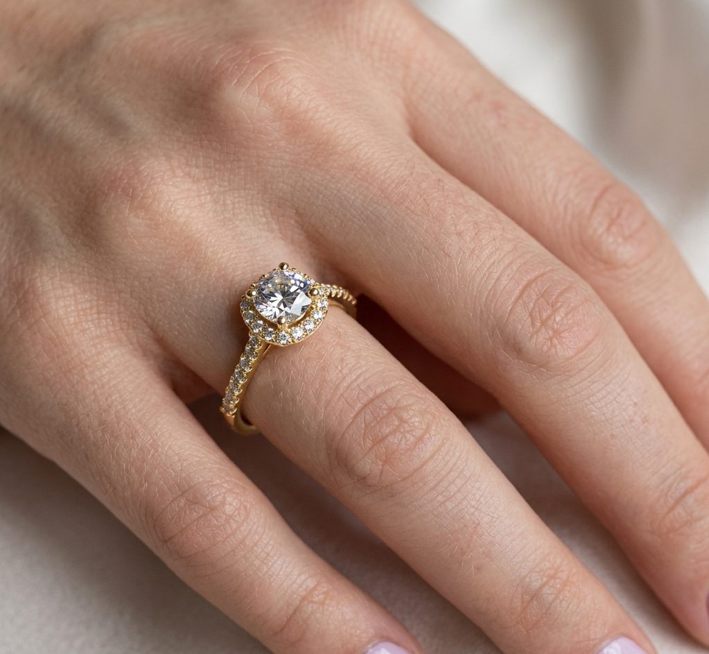 Anillo de Compromiso Centella - Plata 950 | Luya Joyería