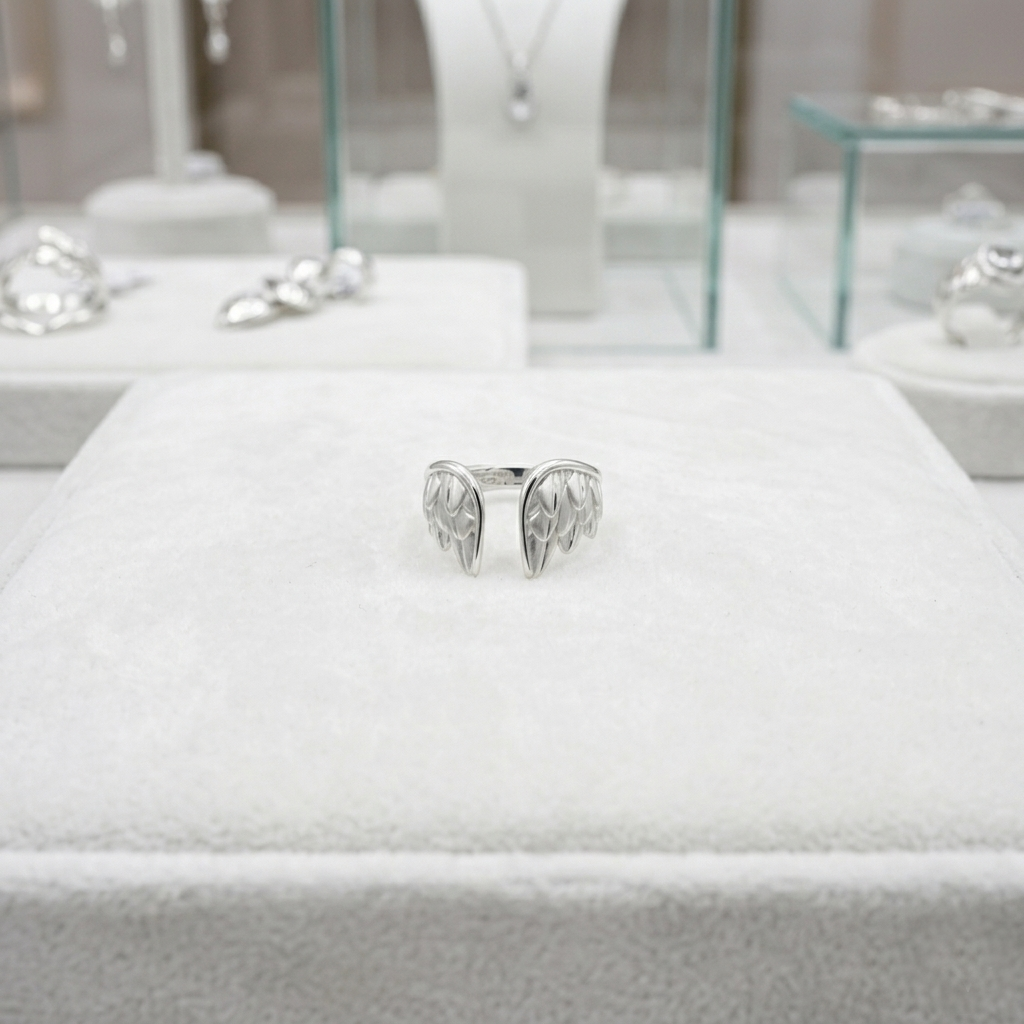 Anillo Alas Divinas | Joyería de Autor en Plata 950 – Fabricación Premium Luya