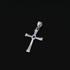 Toretto Cross Necklace in 950 Silver | Designer Jewelry - Luya