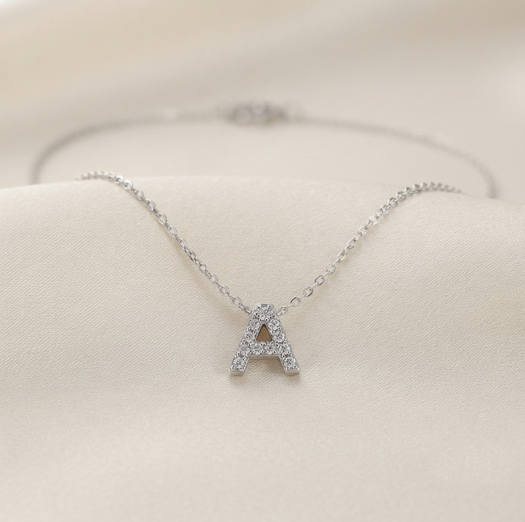 Collar con Letra - Plata 950