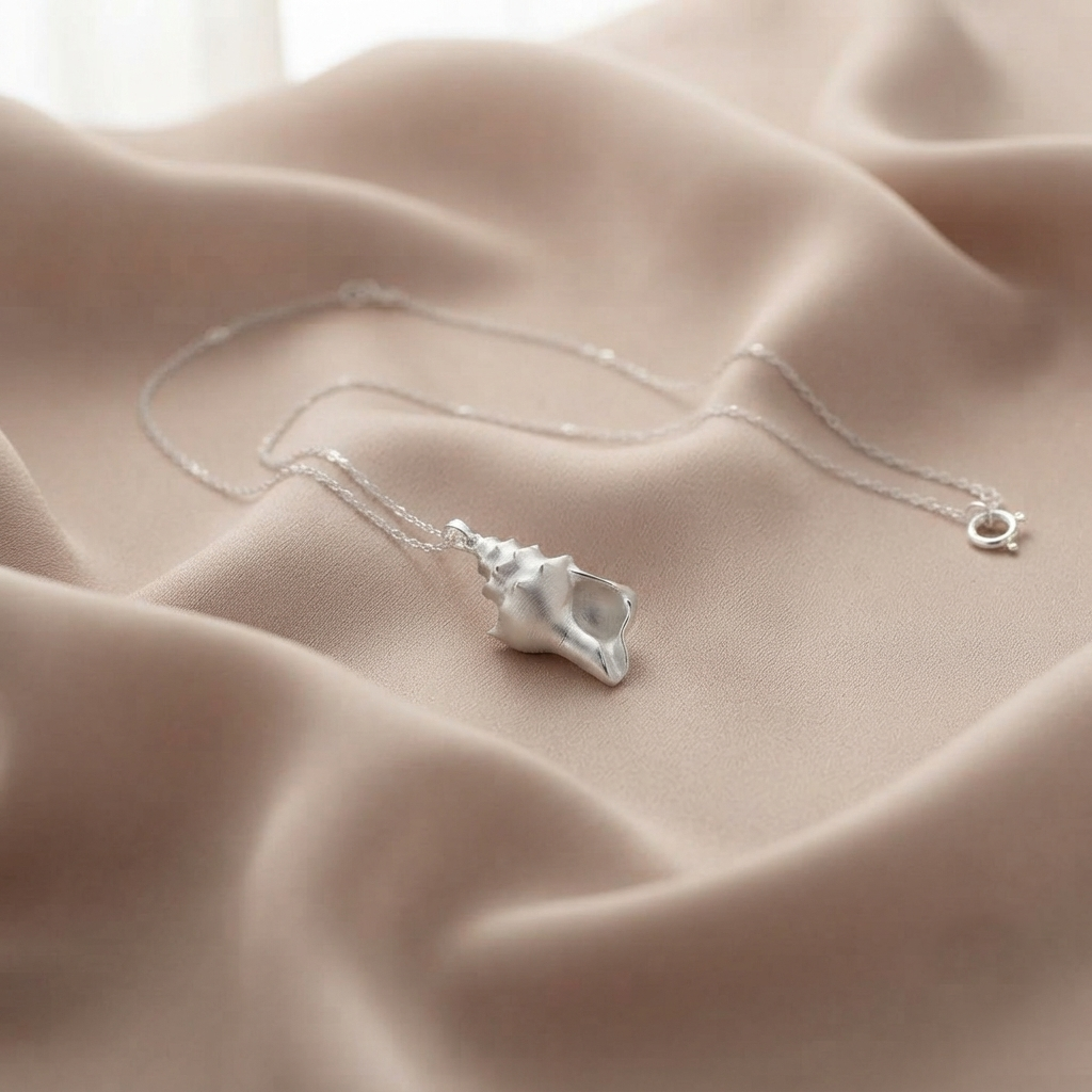Collar de concha en Plata 950 | Joyería de Autor - Luya