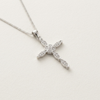 950 Silver Light Cross Necklace