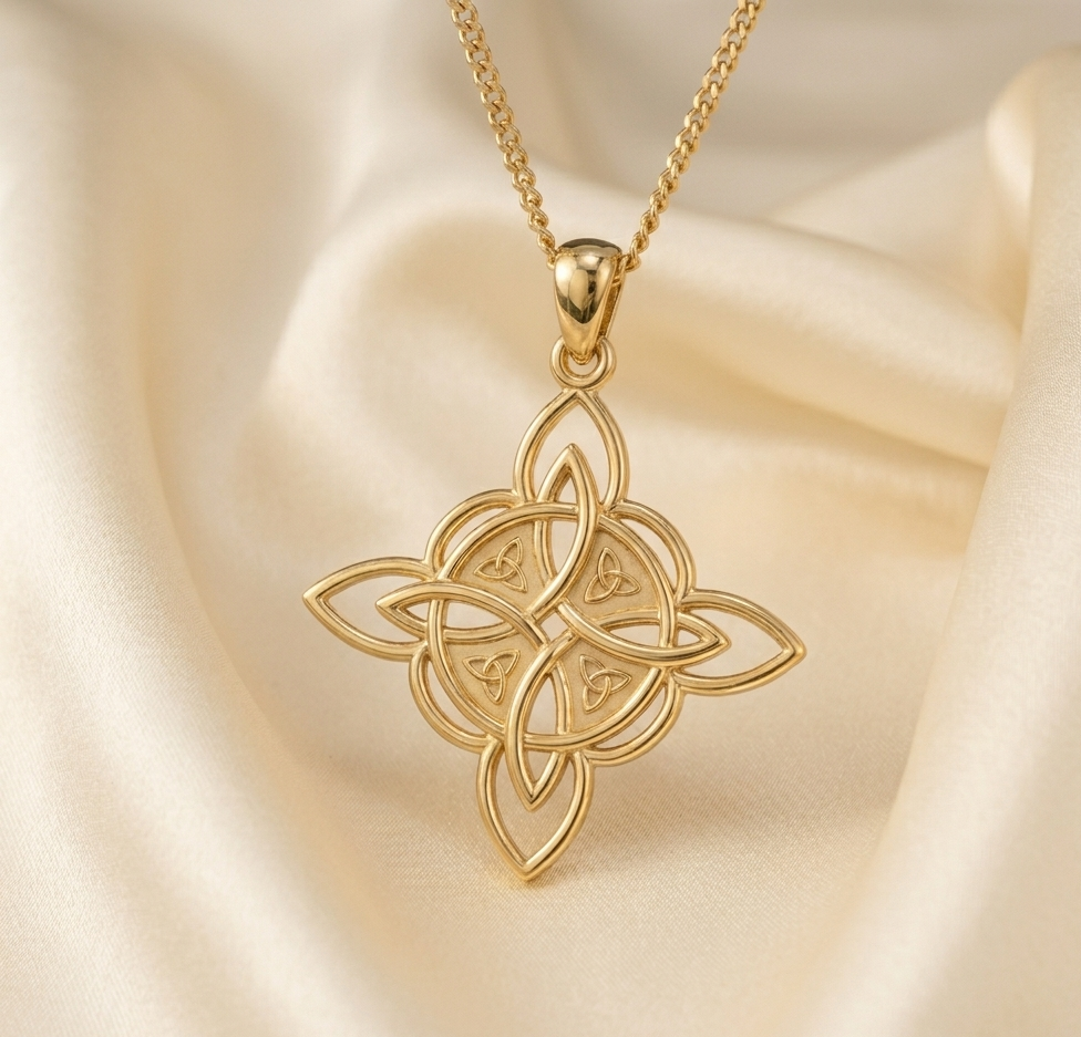 Collar Nudo de Bruja Plata 950 | Hecho a Mano | Luya Joyería