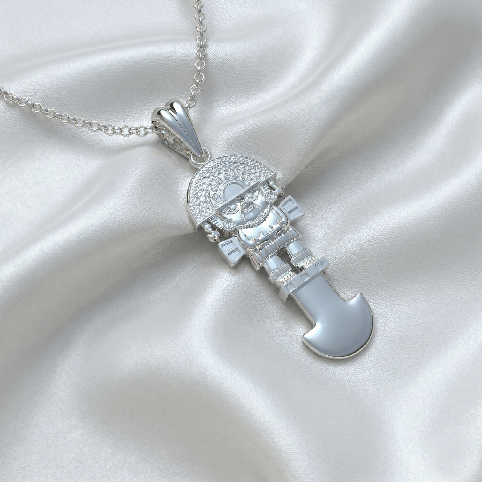 Collar de Tumi Perú Plata 950 | Hecho a Mano | Luya Joyería