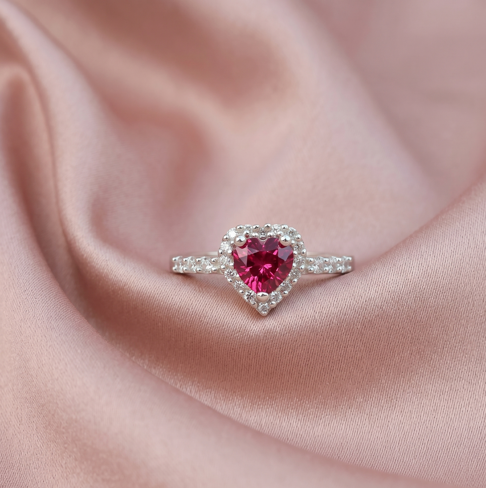 Anillo Corazón - Plata 950 | Luya Joyería