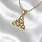950 Silver Triquetra Necklace | Handmade | Luya Jewelry