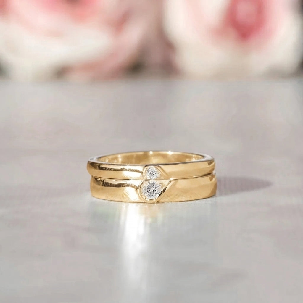 Un solo corazón Aros en Plata 950 | Hecho a Mano | Luya Joyería