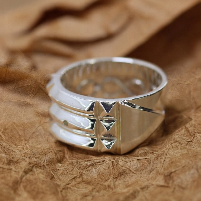 Anillo Atlante de Plata 950 | Hecho a Mano - Luya Joyería