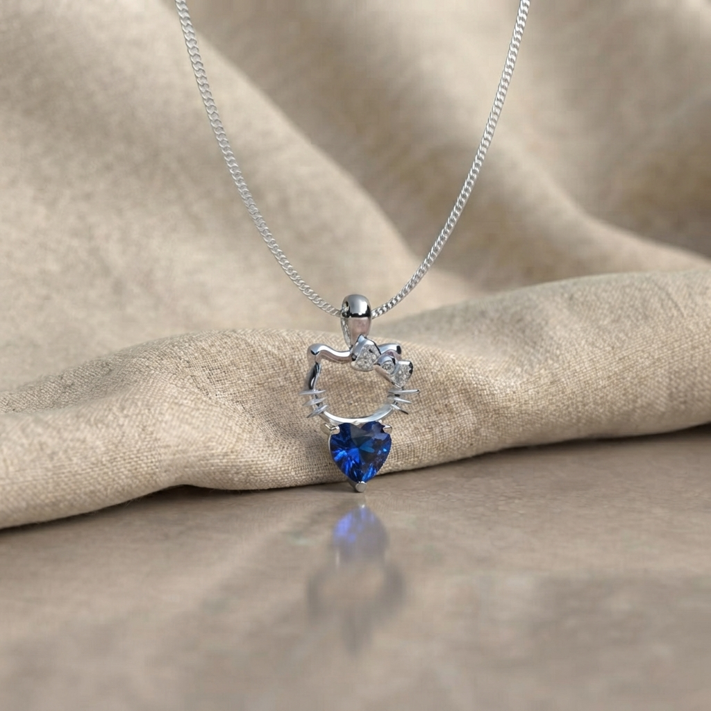 Collar Hello Kitty - Plata 950