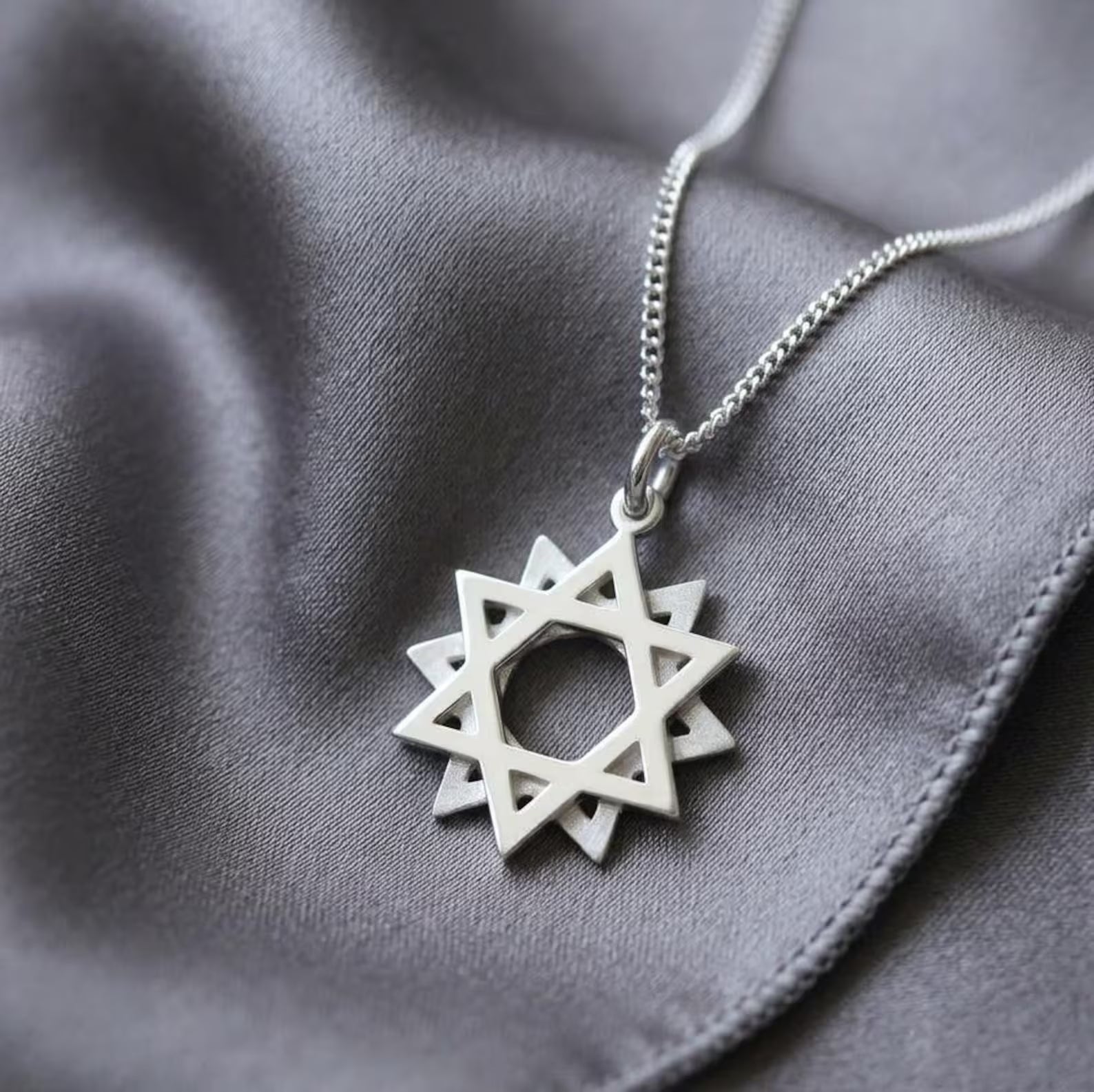 twelve-pointed star necklace