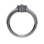 Cargue el modelo 3D en el visor de la Galería, Anillo Kuromi