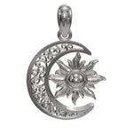 Cargue el modelo 3D en el visor de la Galería, Collar Sol y Luna mini