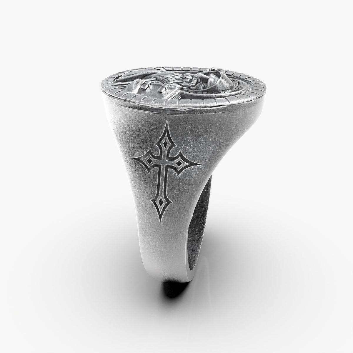 Anillo San Benito Plata 950| Luya Joyería