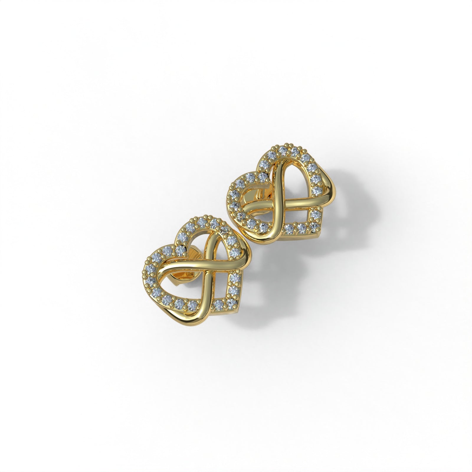 Par completo de aretes artesanales en Plata 950 con diseño exclusivo hecho a mano — Luya Joyería Perú