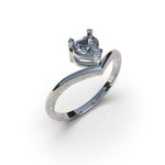 Cargue la imagen en el visor de la galería, Anillo corazon V