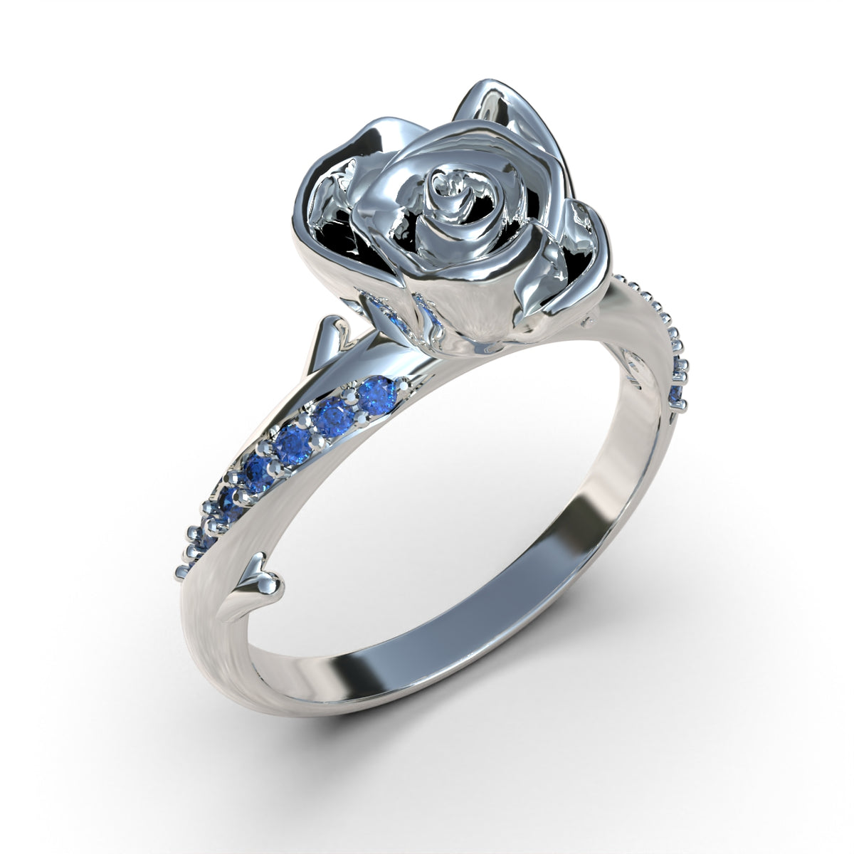 950 Silver Pink Ring | Handmade | Luya Jewelry