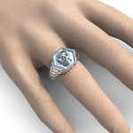 Cargue la imagen en el visor de la galería, Anillo Skull Hex