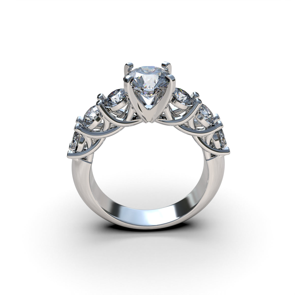 Anillo de flores recuerdos de verano en plata 950