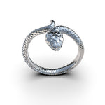 Cargue la imagen en el visor de la galería, Anillo Serpiente Escamosa