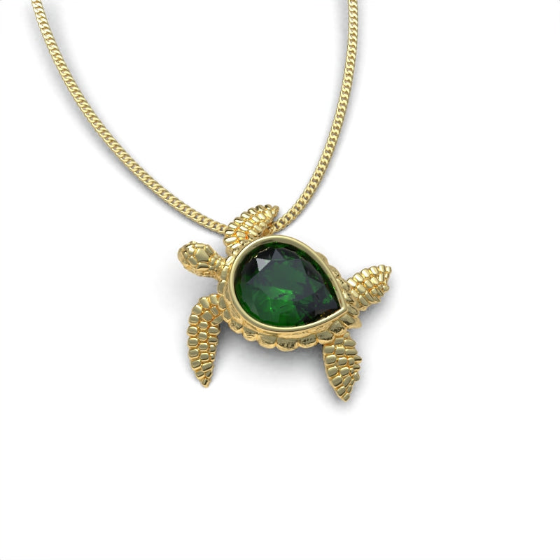 Collar de Tortuga Plata 950 | Diseño de Autor | Luya Joyería