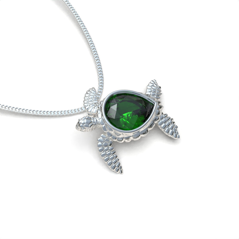 Collar de Tortuga Plata 950 | Diseño de Autor | Luya Joyería