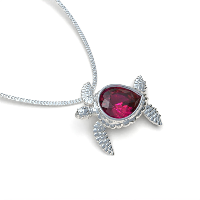 Collar de Tortuga Plata 950 | Diseño de Autor | Luya Joyería