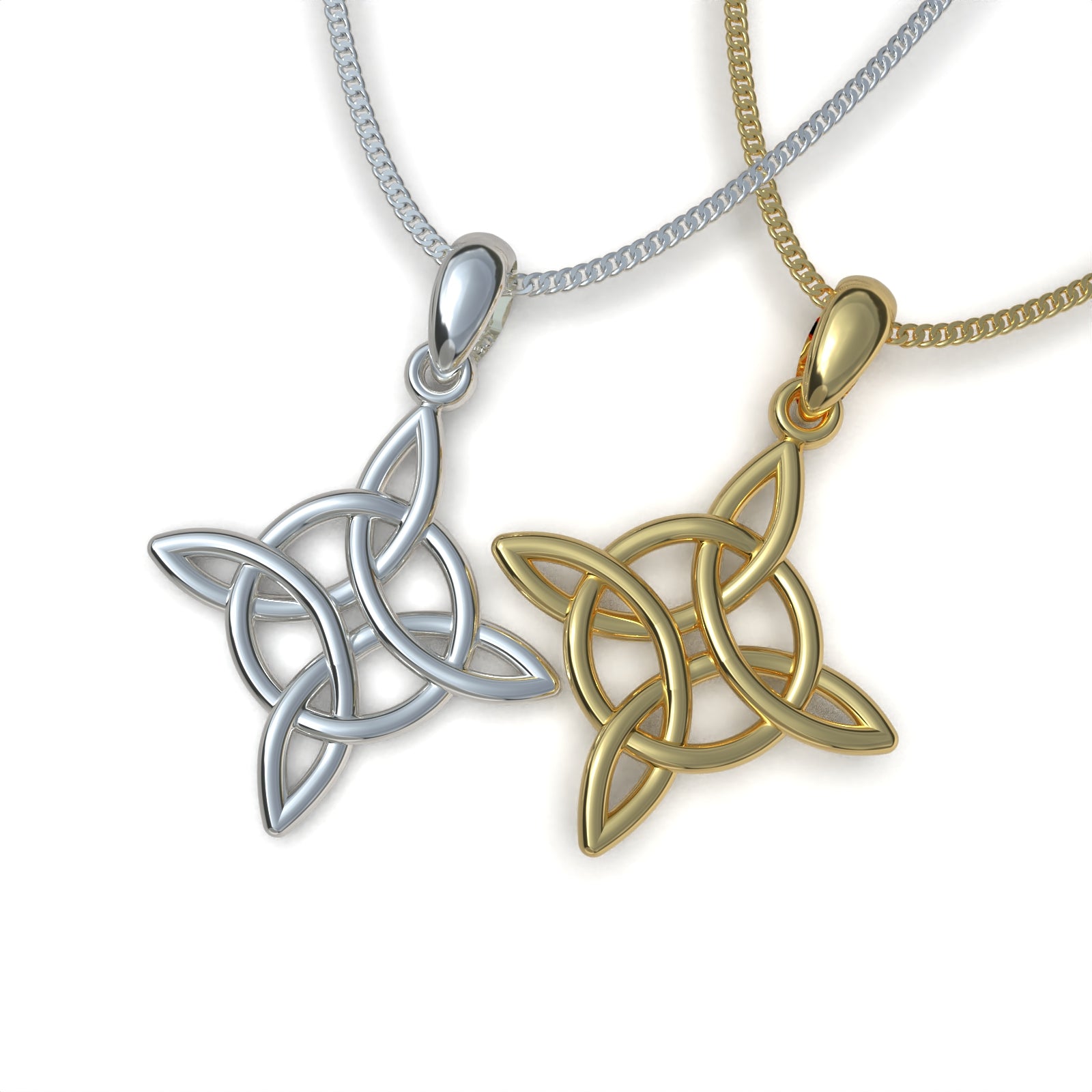 Collar Nudo de Bruja Plata 950 | Hecho a Mano | Luya Joyería