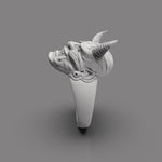 Cargue la imagen en el visor de la galería, Anillo Skull Devil