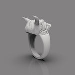 Cargue la imagen en el visor de la galería, Anillo Skull Devil