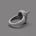Cargue la imagen en el visor de la galería, Anillo Skull Devil