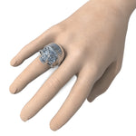 Cargue la imagen en el visor de la galería, Anillo Skull con Chuyo