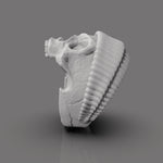 Cargue la imagen en el visor de la galería, Anillo Skull con Chuyo