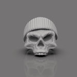 Cargue la imagen en el visor de la galería, Anillo Skull con Chuyo