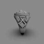 Cargue la imagen en el visor de la galería, Anillo de Lobo