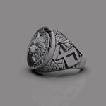 Cargue la imagen en el visor de la galería, Anillo de Lobo