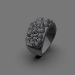Cargue la imagen en el visor de la galería, Anillo Skull Legión