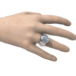 Cargue la imagen en el visor de la galería, Anillo Skull C