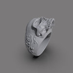 Cargue la imagen en el visor de la galería, Anillo Skull C