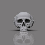Cargue la imagen en el visor de la galería, Anillo Skull C