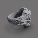 Cargue la imagen en el visor de la galería, Anillo Skull Armor