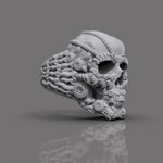 Cargue la imagen en el visor de la galería, Anillo Skull Armor