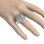 Cargue la imagen en el visor de la galería, Anillo Skullo Flower