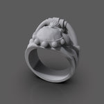 Cargue la imagen en el visor de la galería, Anillo Skull Punk