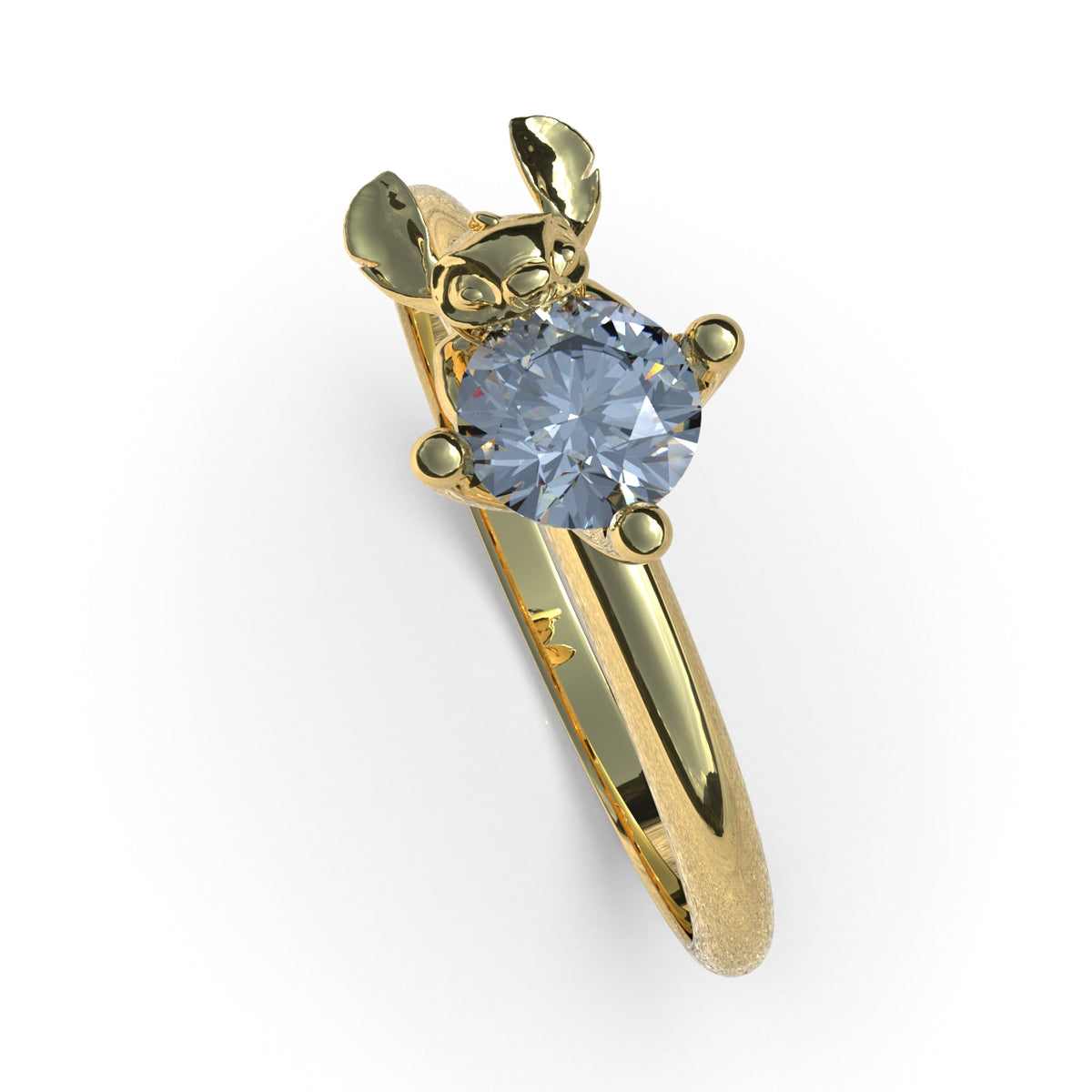 Anillo Stitch en oro 18k sólido