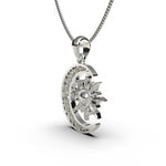 Cargue la imagen en el visor de la galería, Collar Sol y Luna mini