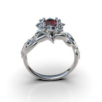 Cargue la imagen en el visor de la galería, Anillo Pétalos de Luz