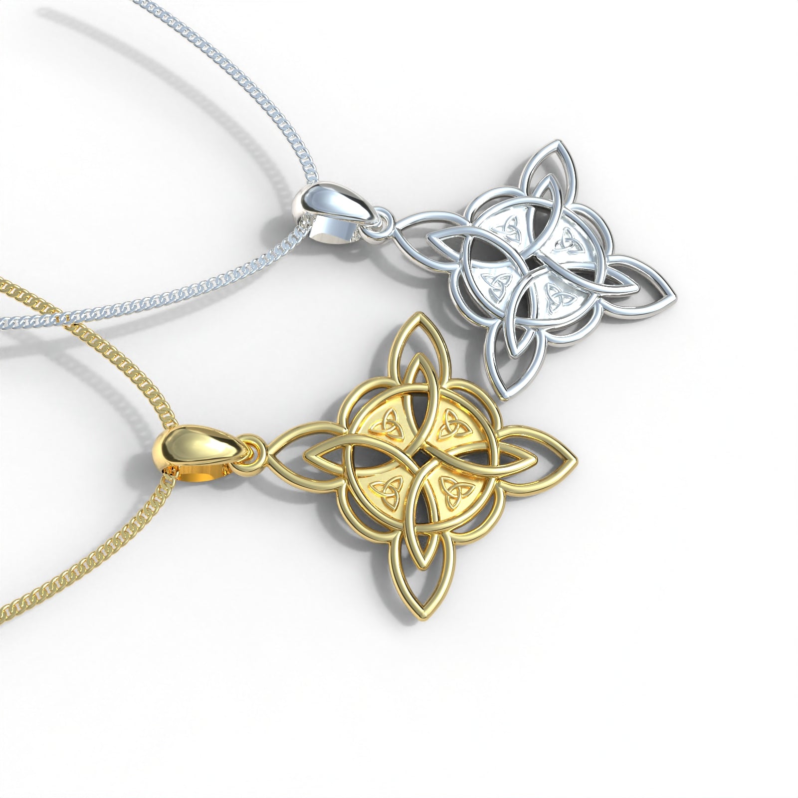 Collar Nudo de Bruja Plata 950 | Hecho a Mano | Luya Joyería